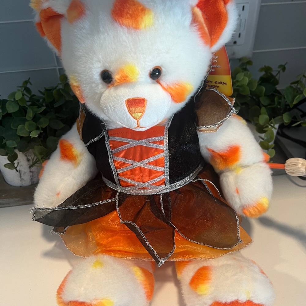 Build a Bear Candy Corn Teddy - Picture 3 of 9